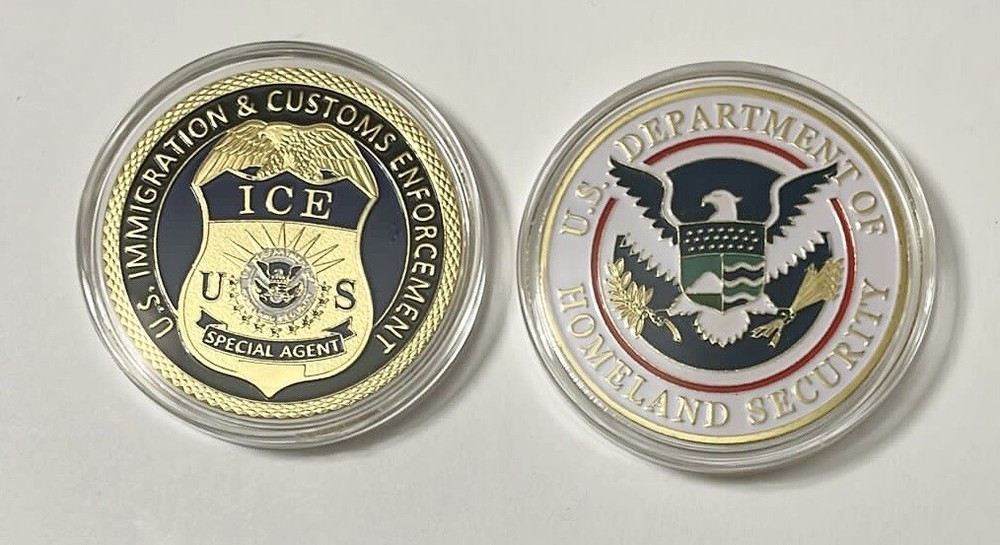 US INS Immigrations and Customs Enforcement Challenge Coin - ICE Special Agent