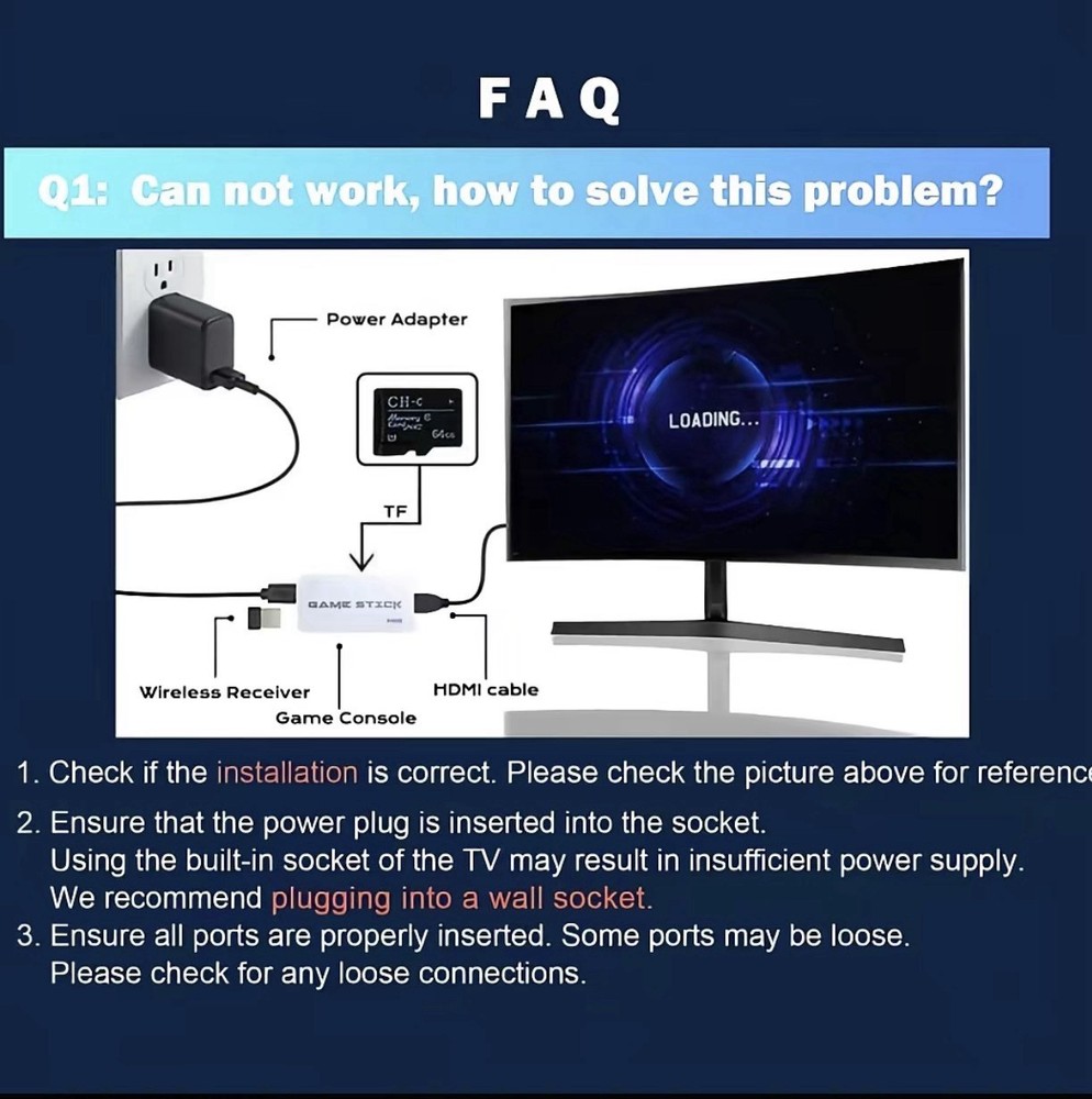 GameStick Game Stick Pro 4K HDMI Microconsole 128GB Wireless Controllers