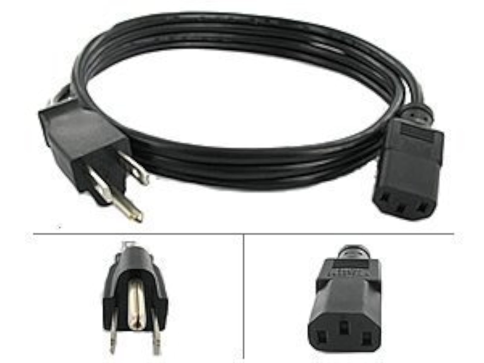 AC Power Cord For Original Fat PS3 Wall Plug For PlayStation 3 Original Mint 2Z