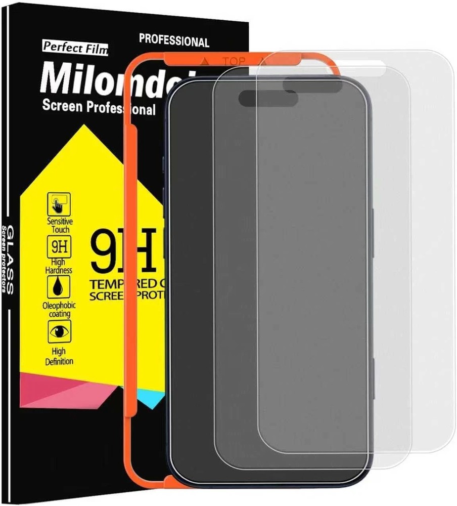 3 Pack Matte Screen Protector for iPhone 17 Pro Max Tempered Glass, Shatterproof