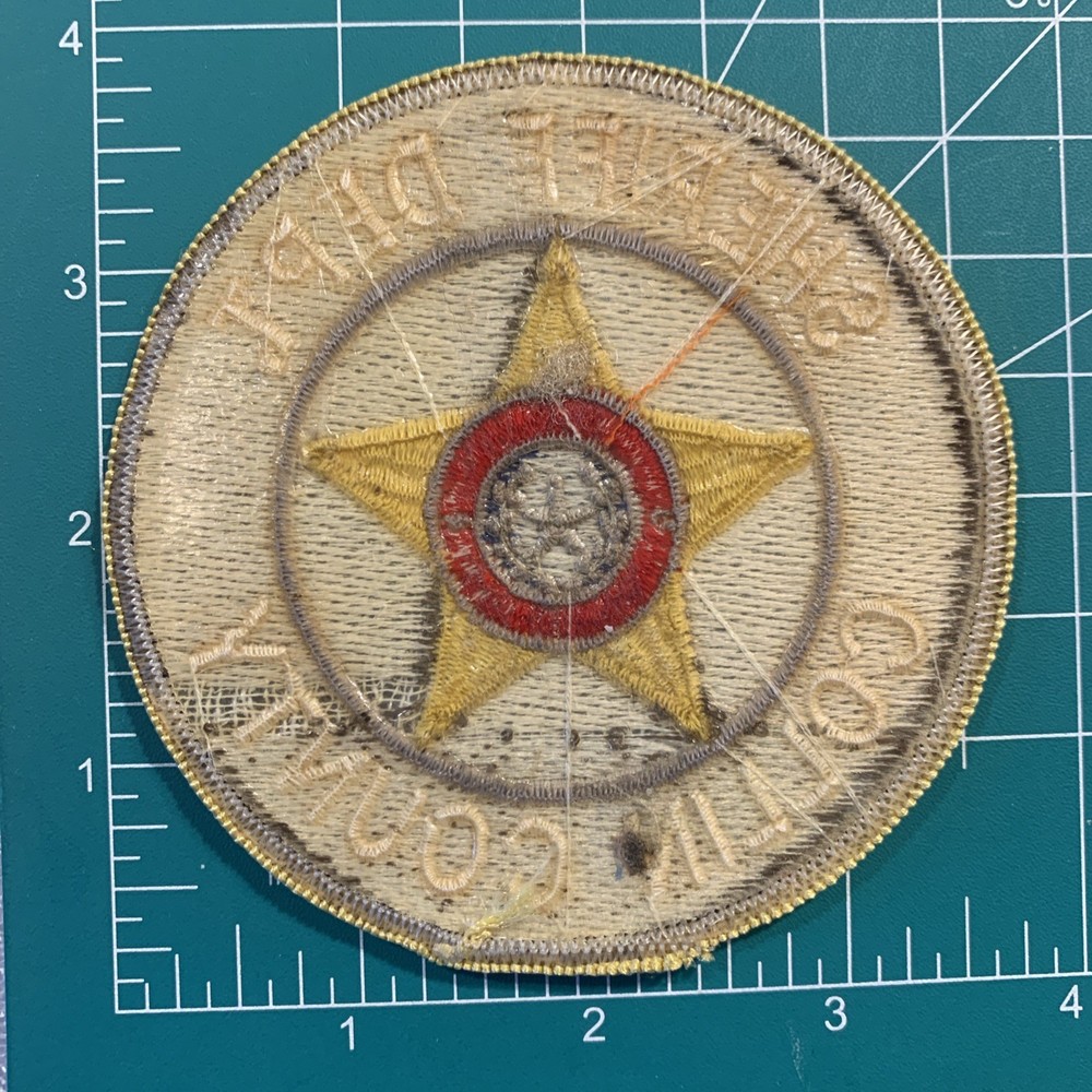 TX Collin County Texas Sheriff Shoulder Patch 7C