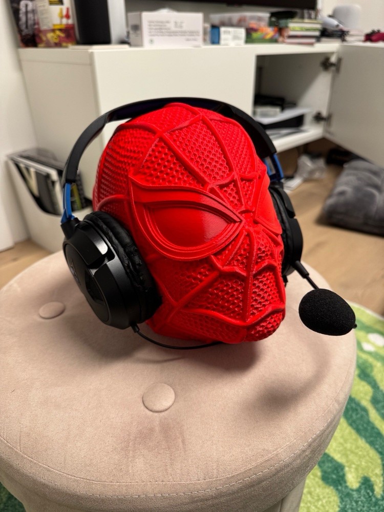 Spiderman Headset Holder Headphone Stand Desk Organizer 3D Printed