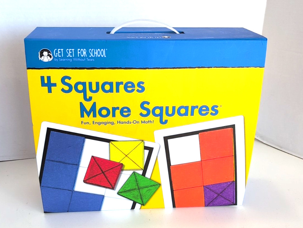 Get Set for School Learning Without Tears: 4 Squares More Squares Hands-on Math