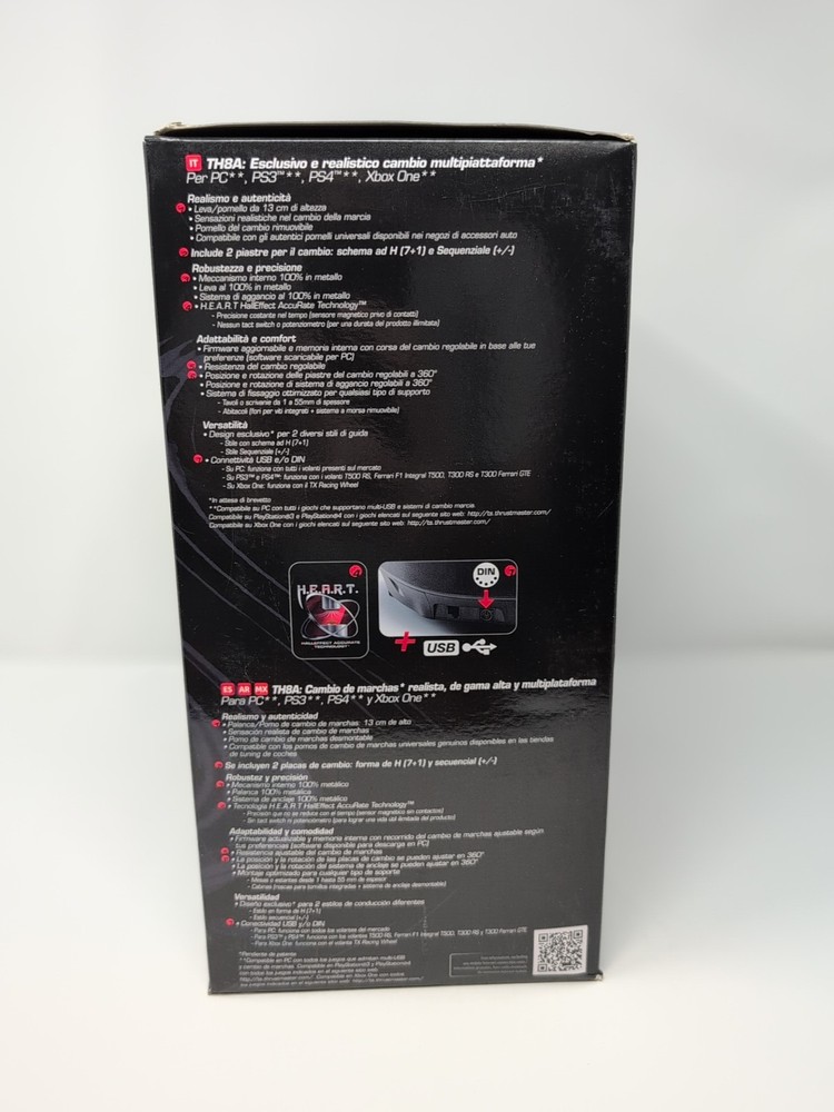 Thrustmaster TH8A Multi-Platform Add-On Shifter for PC PS5 PS4 Xbox NEW NIB