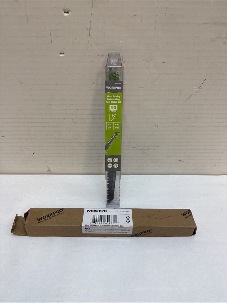 Compact 10-Piece 5TPI Pruning Saw Blade Set with Universal Compatibility
