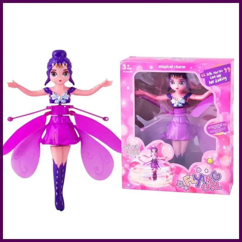 Little Princess Rotating Luminous Helicopter Doll Dancing Plane Gesture*