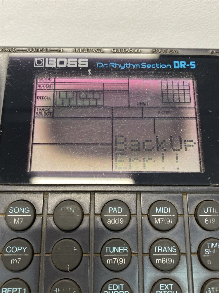BOSS DR-5 Rhythm Section Drum Machine Sequencer Japan *read* R6