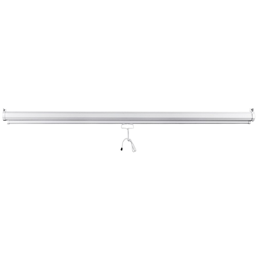 72'' 4:3 HD Manual Pull Down Projection Screen 160° Viewing Angle Home Theater