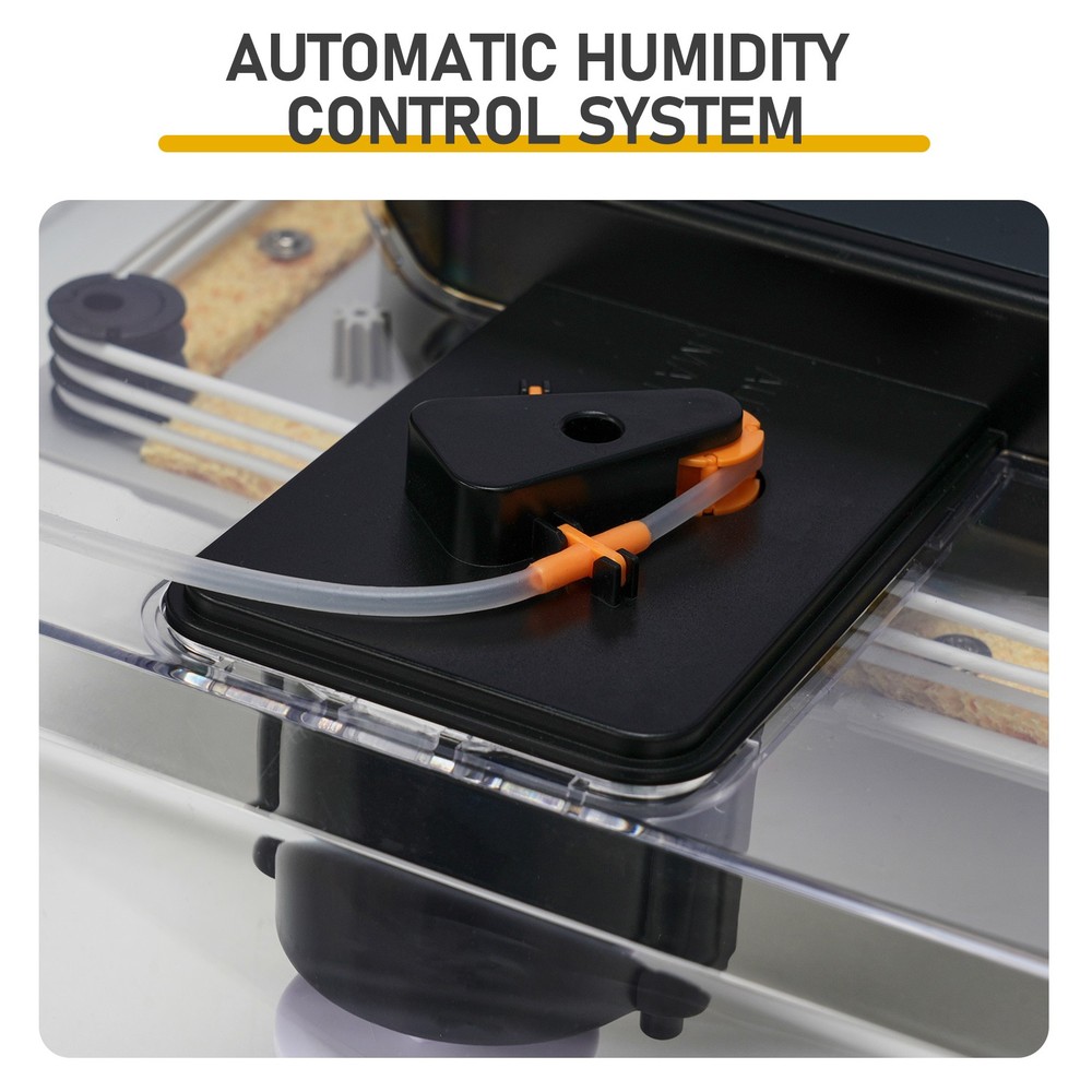 48H Pro 48-Egg Incubator Fully Automatic Egg Turner LED Candler US Plug