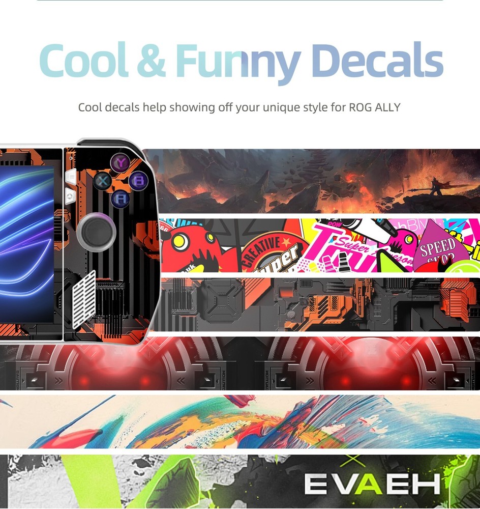 Cover Stickers for ROG ALLY