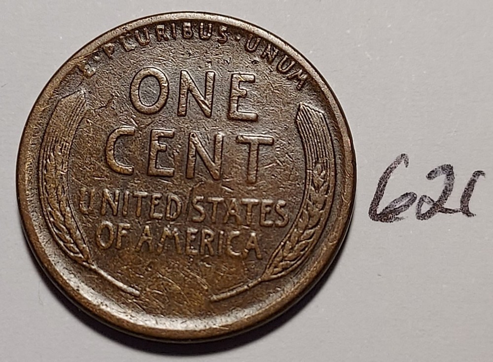 1921-S Lincoln Wheat Cent #621