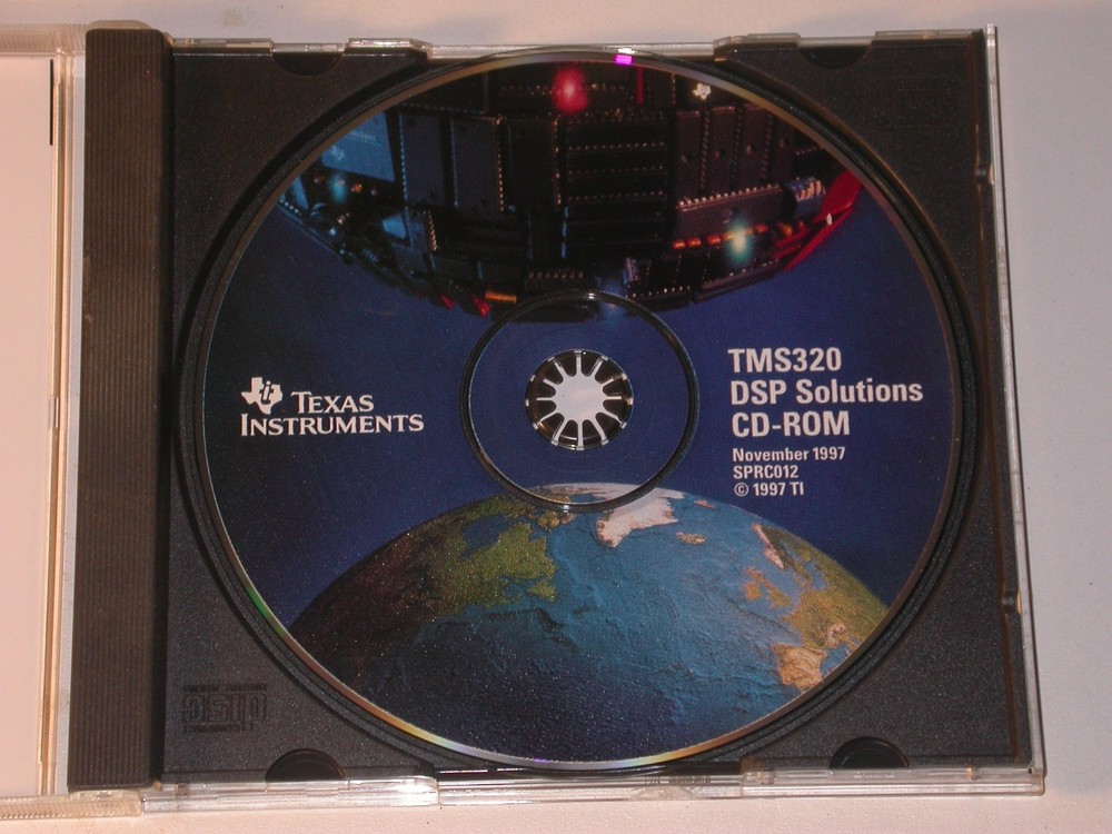 TI TMS320 DSP Solutions CD-ROM Data Sheets and Application Notes