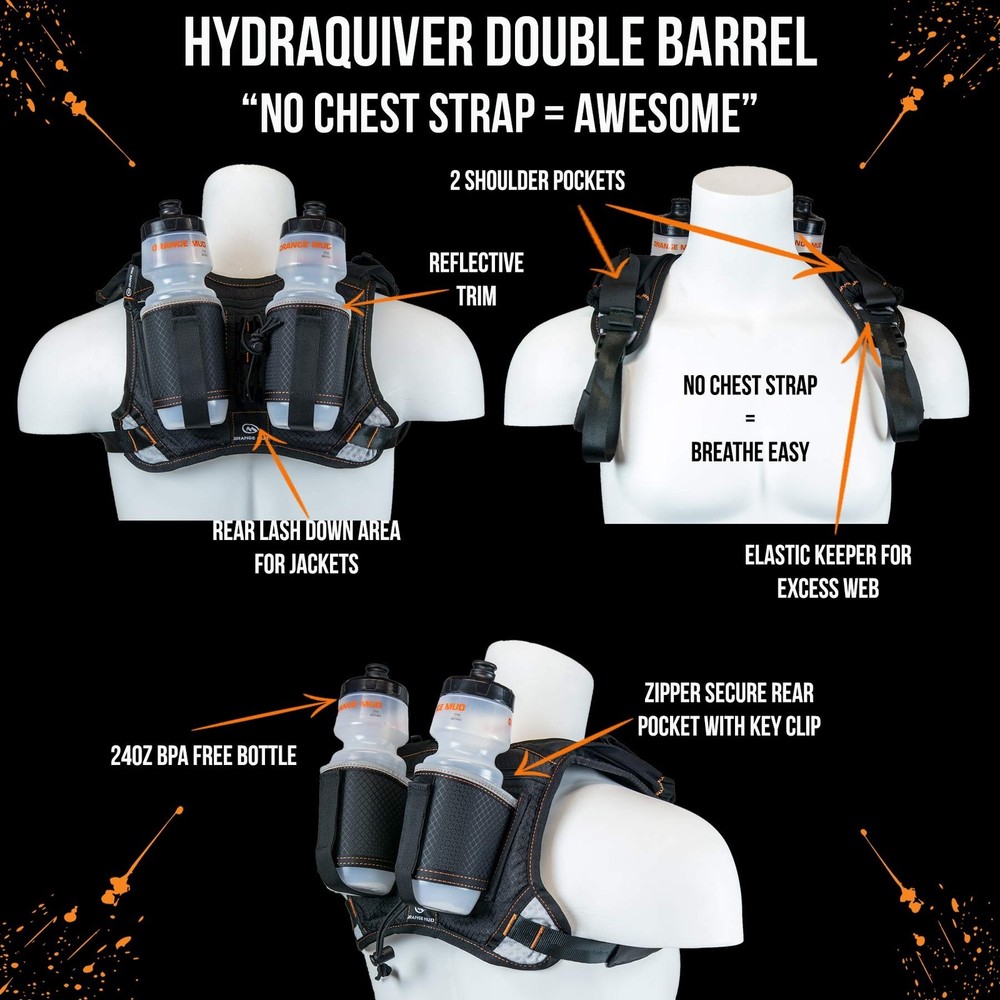 HydraQuiver Double Barrel Black