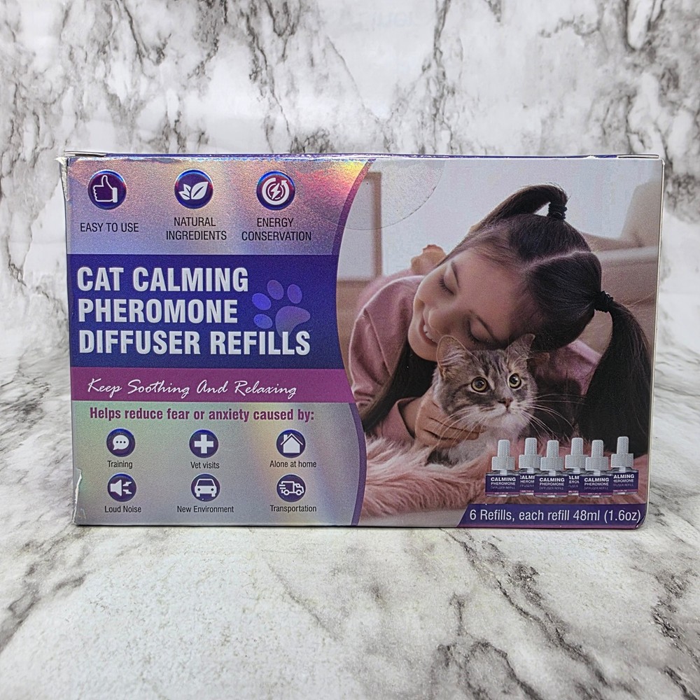 Cat Calming Pheromone Diffuser Refills 6-Pack