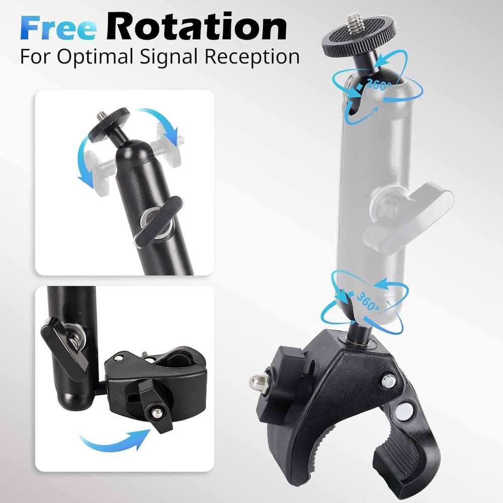 Versatile Adjustable Mount Kits for Starlink Mini - Easy Install for All Poles