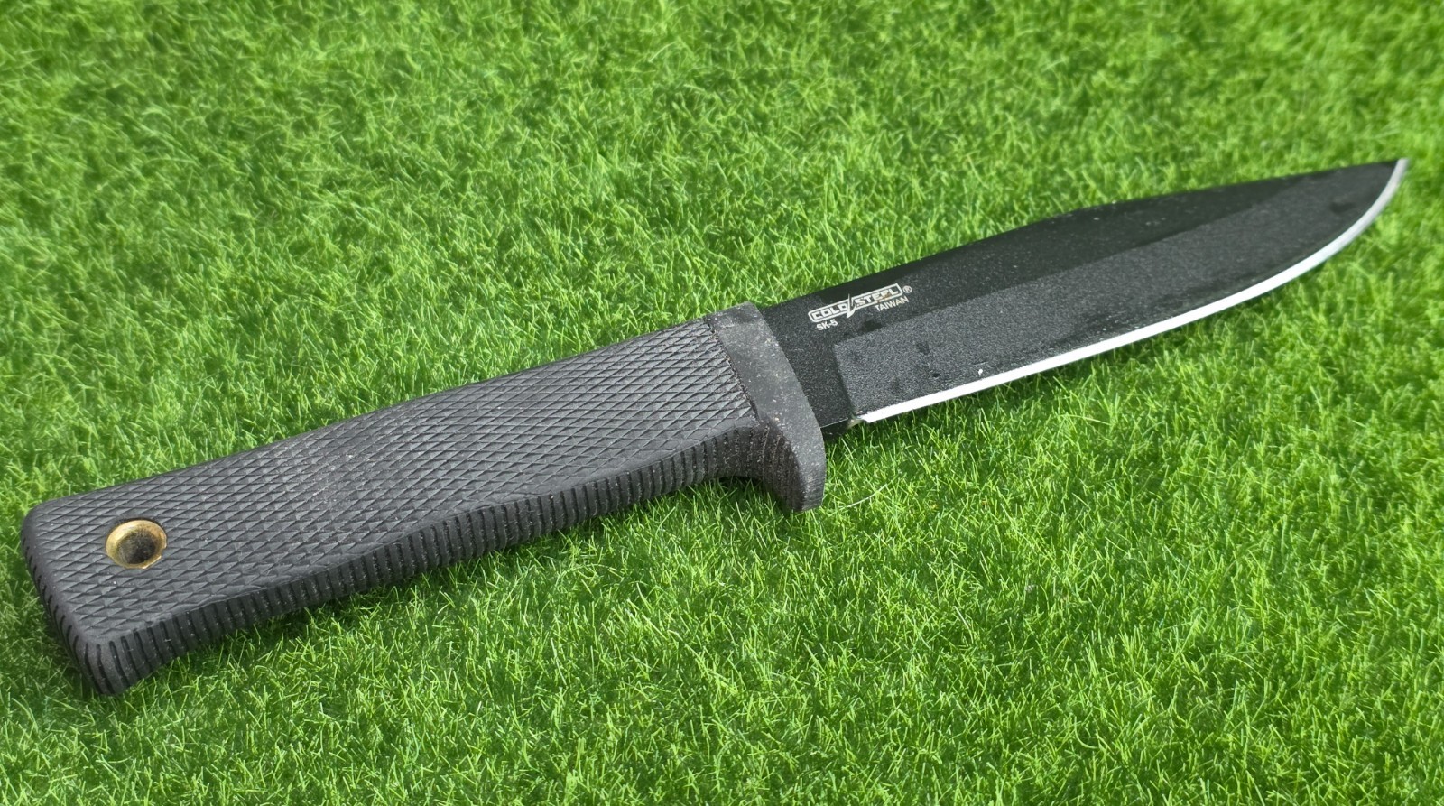 Cold Steel #49LCKD SRK Compact (SK-5) Clip Point Plain Edge 5" Fixed Blade Knife