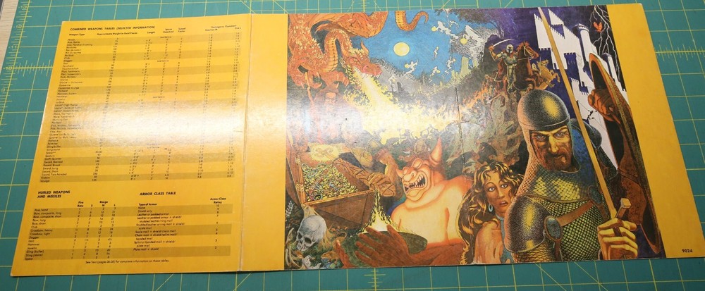 TSR Dungeons & Dragons Dungeon Master's Screen 9024