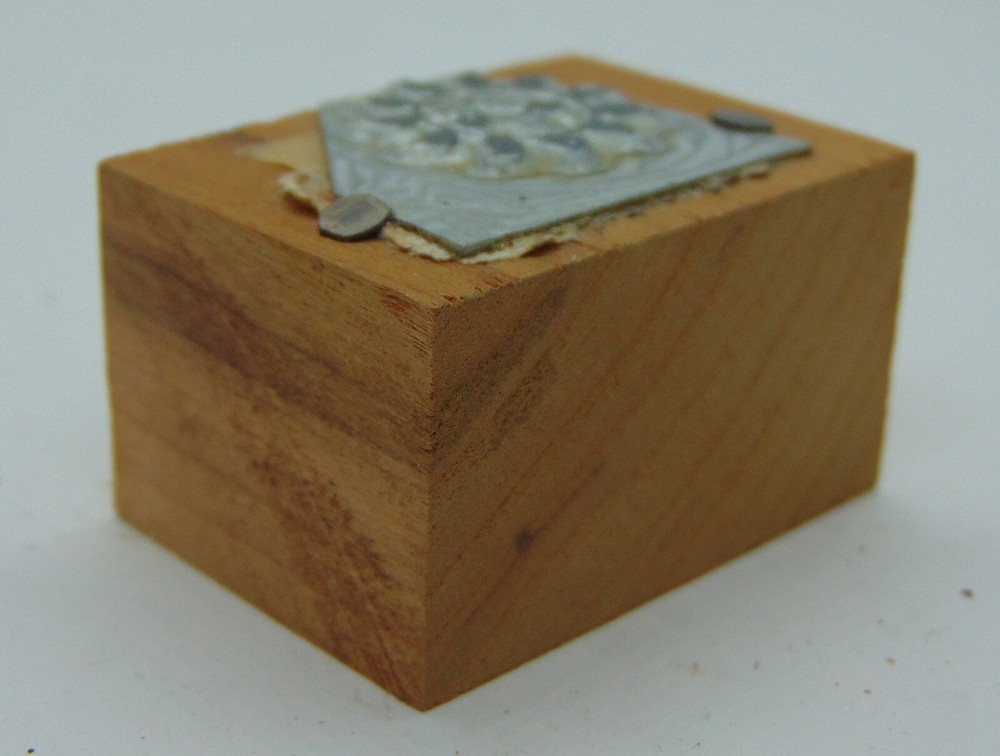 Printing Letterpress Printers Block Sun With Smiley Face