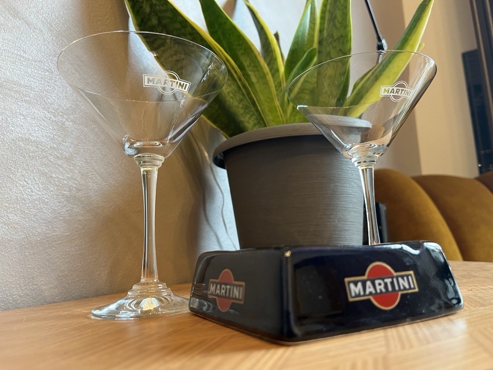 Martini 2 Original Crystal Double Cup Perfect