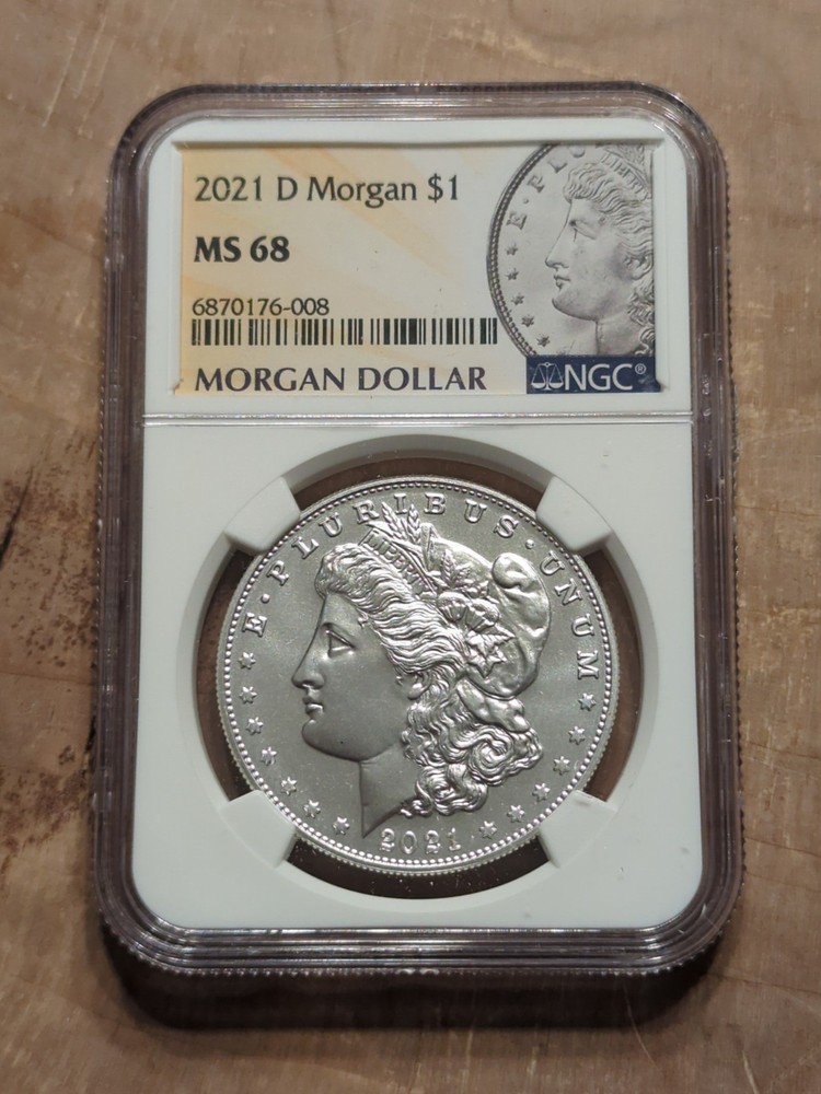 2021-D Morgan Silver Dollar MS68 NGC