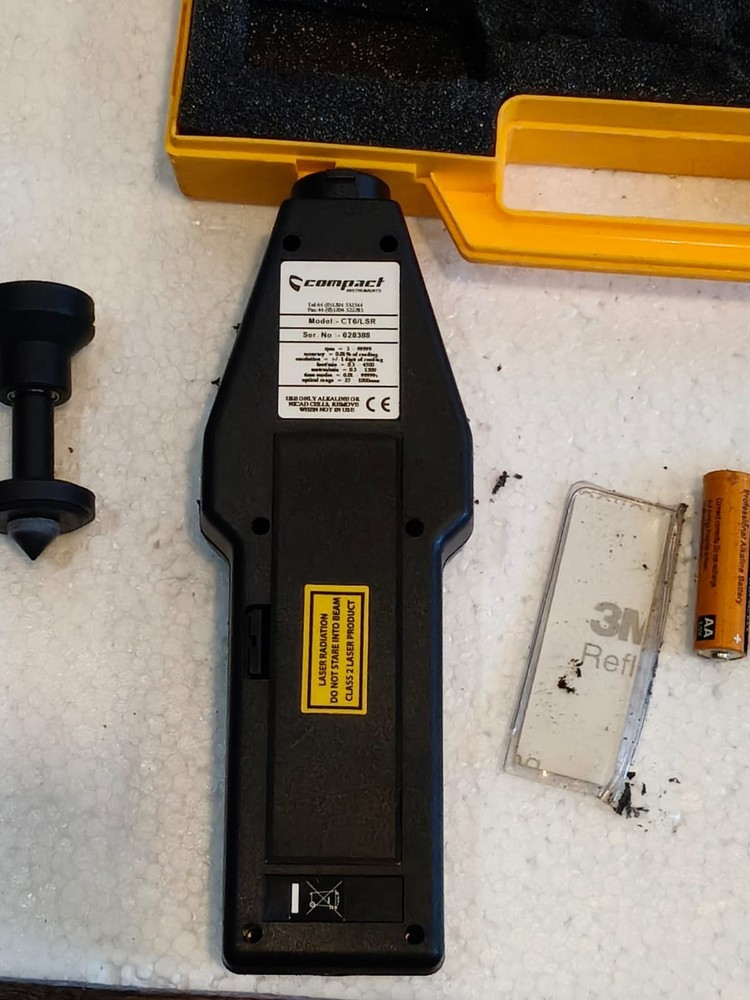 COMPACT INSTRUMENTS CT6 LSR MICROPROCESSOR TACHOMETER