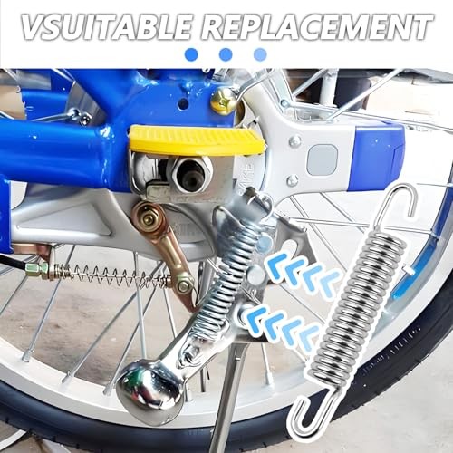 6PCS Motorcycle Kickstand Springs,Antirust Stand Side Kickstand Spring