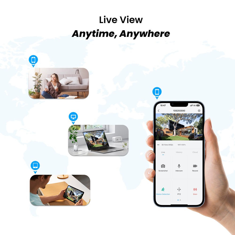 ANRAN CCTV WIRED SECURITY SYSTEM 8MP AUDIO CAMERA 24/7 RECORD +4TB HDD MOTION