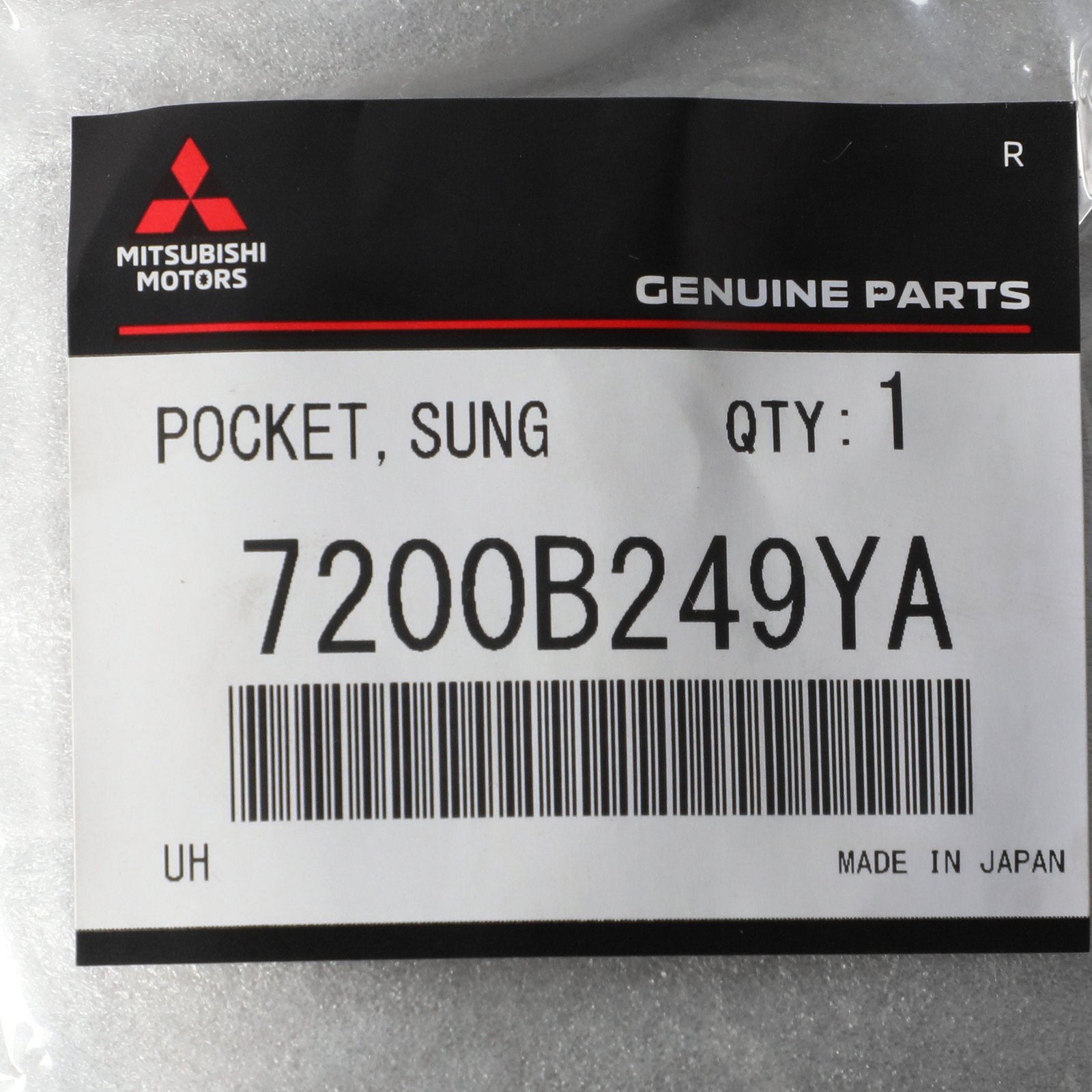 NEW OEM Mitsubishi 2017-2022 Overhead Sunglasses Storage Pocket 7200B249YA