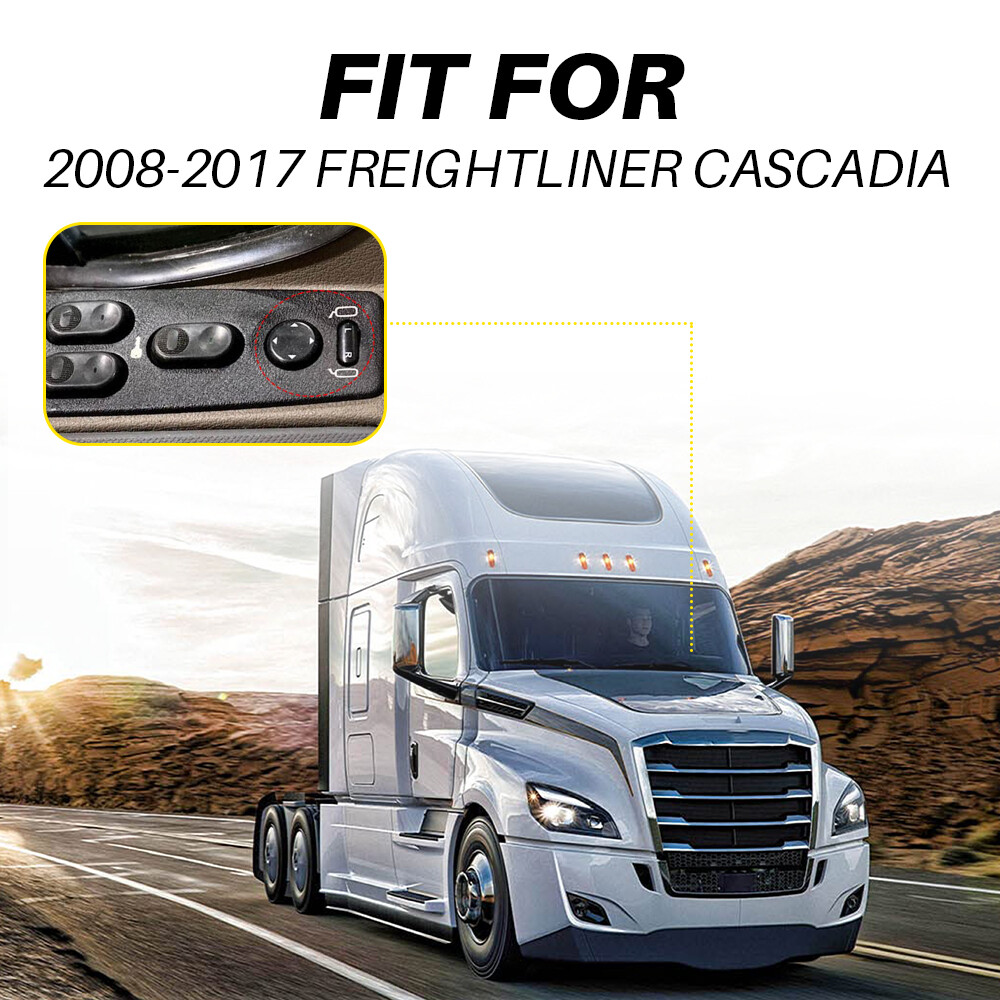 Left Driver Power Mirror Switch Control Fits for 2008-2017 Freightliner Cascadia