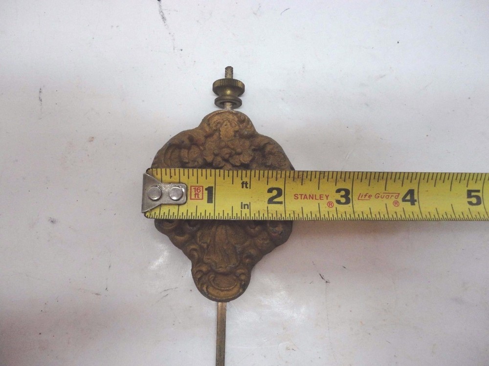 ヴィンテージ Ornate Brass ウェイト付きレギュレータ時計 振り子 -