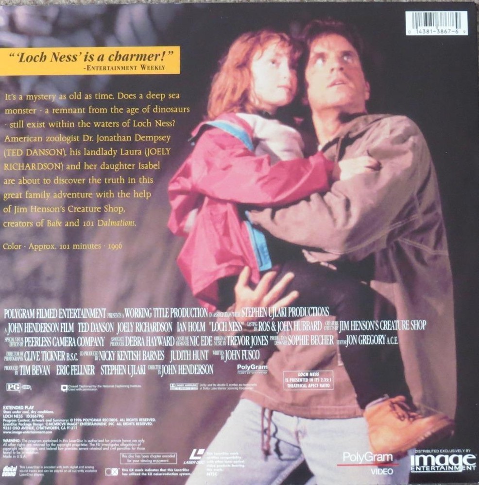 LOCH NESS LASERDISC
