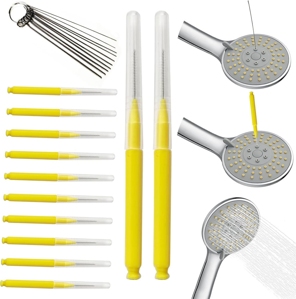 Multiplesize Showerhead Cleaner Tools, Shower Head Cleaning Brushes Small Hole,