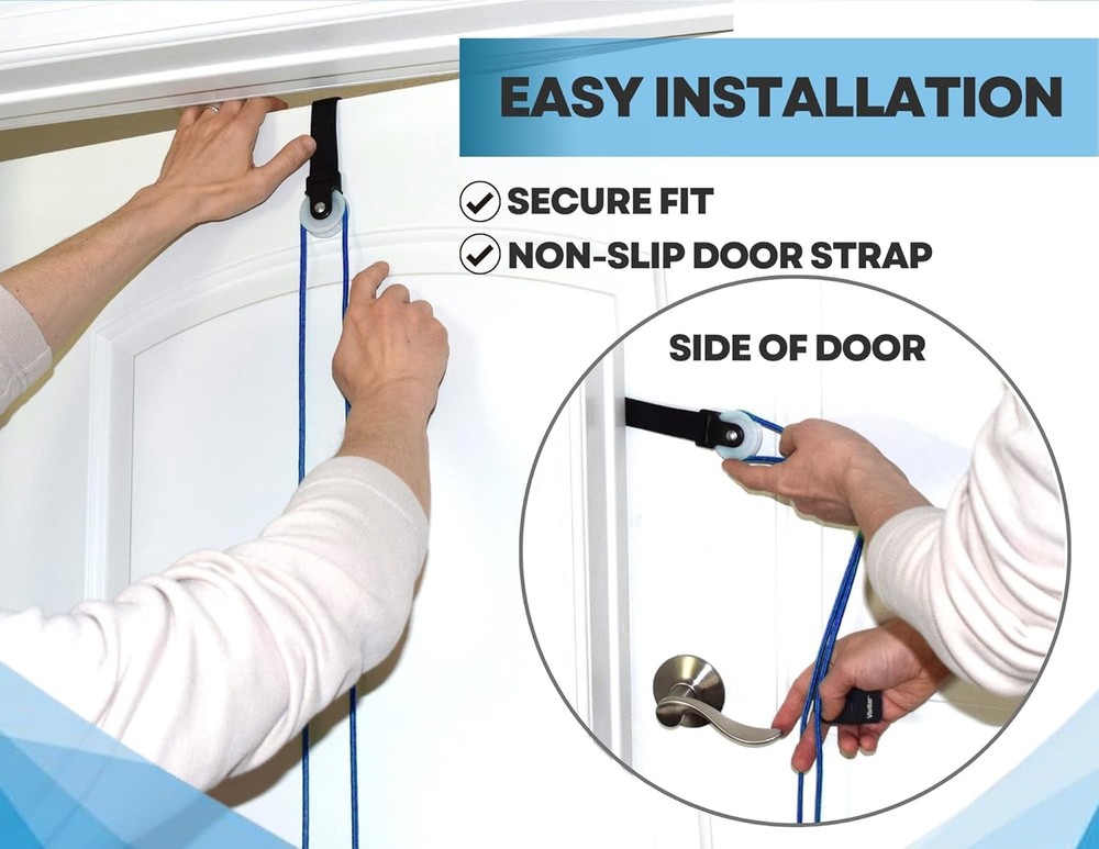 Shoulder Pulley for Physical Therapy with Exercise Guide - Improves Shoulder ...