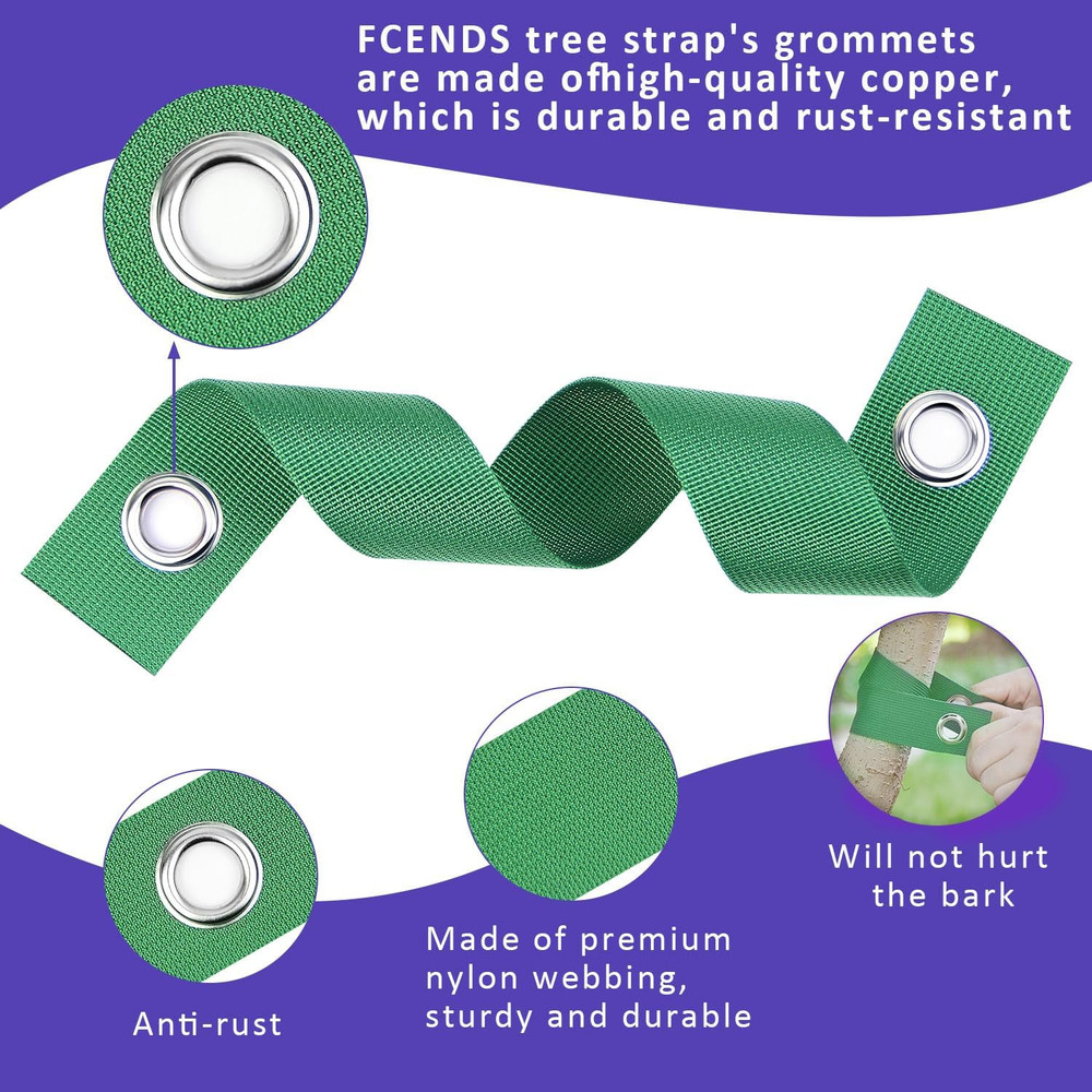 Tree Straps for Staking, 8 PCS Tree Support Straps for Newly Planted Saplings