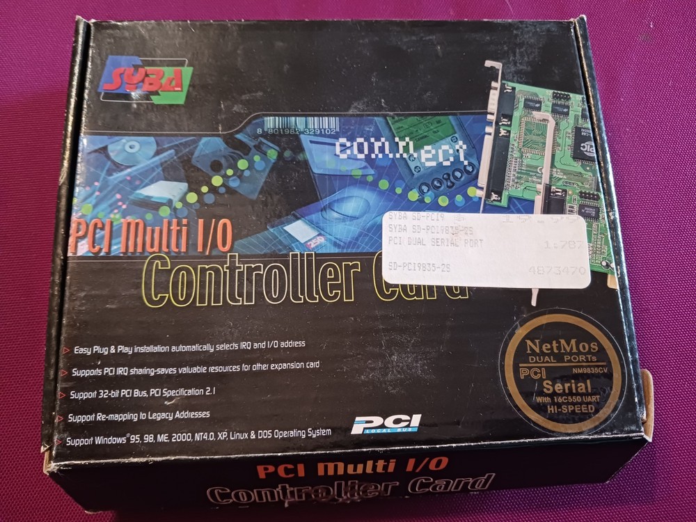 PCI Multi Controller card / IO SYBA SD-PC19 New Opened Box Vintage