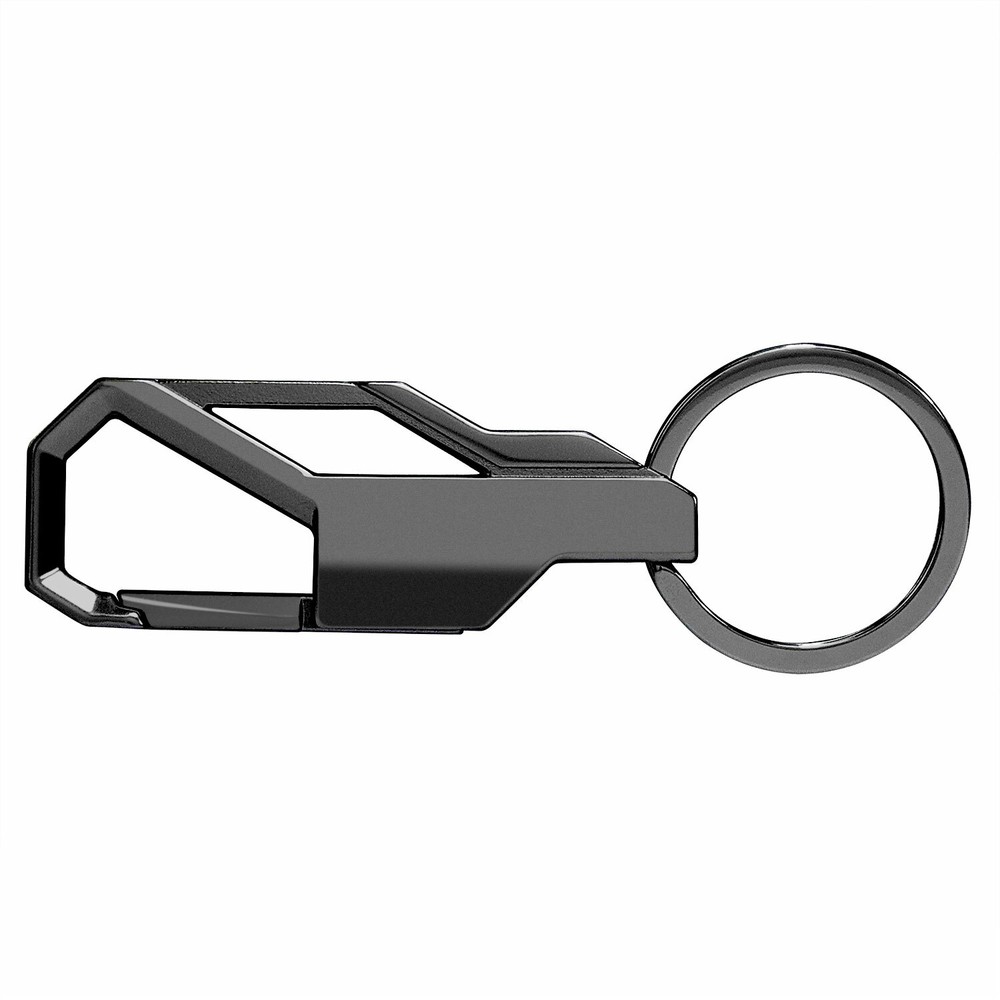 Gunmetal Gray Snap Hook Metal Key Chain