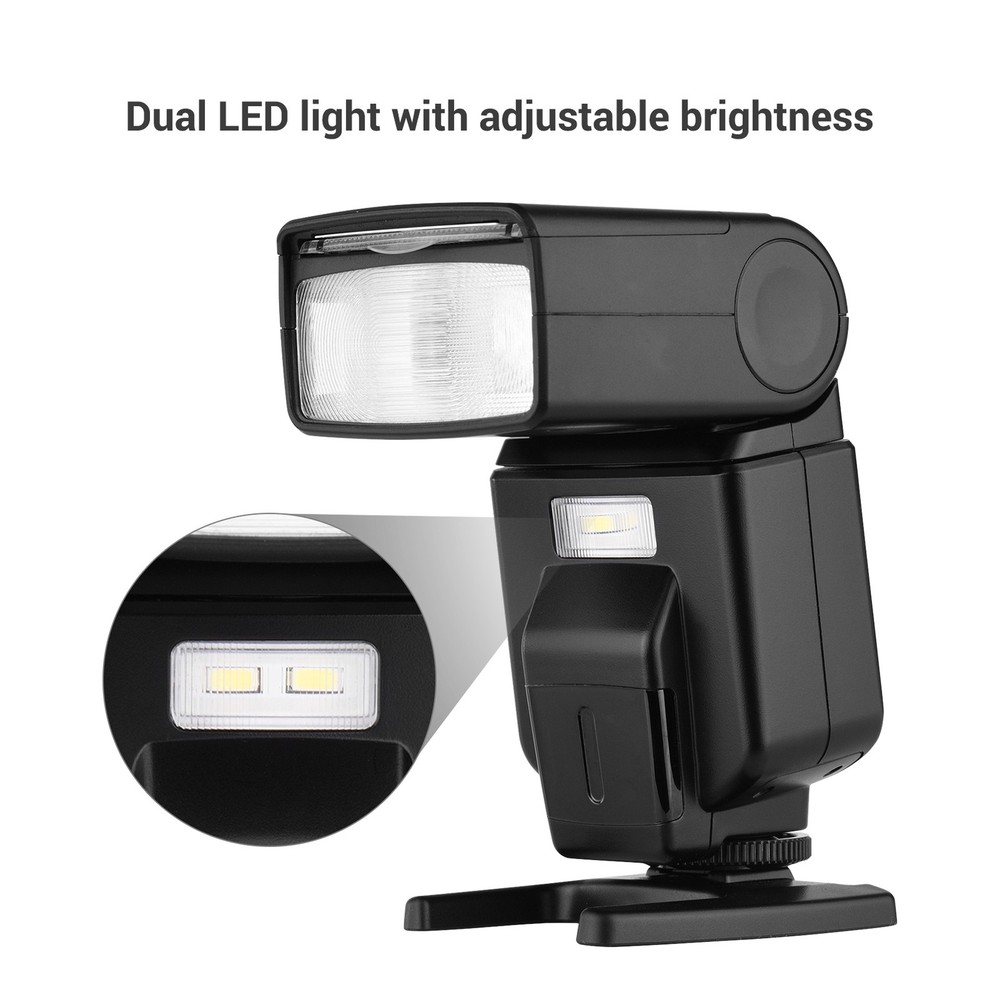 Andoer Universal Flash GN40 Adjustable LED Fill Light On-camera Flash