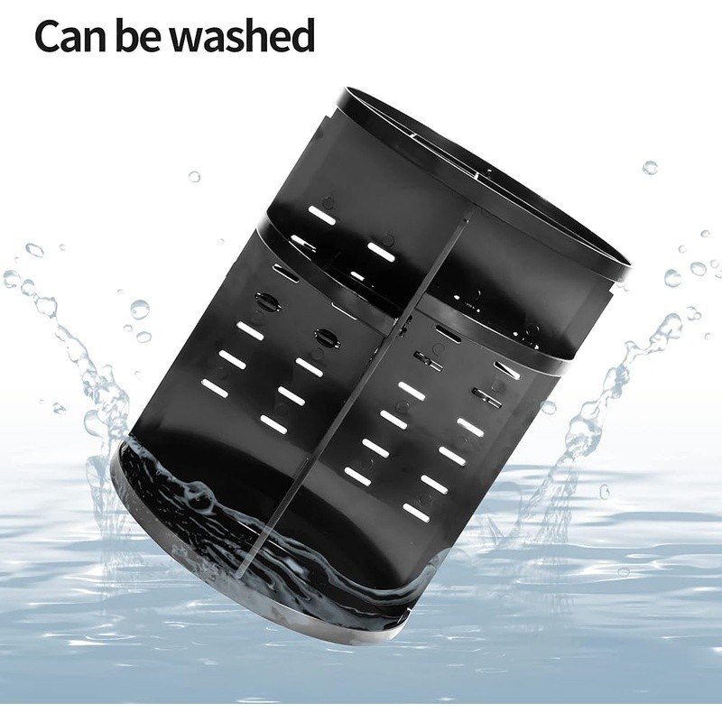 360° Rotating Makeup Organizer Adjustable Trays Large Capacity Durable Gift New