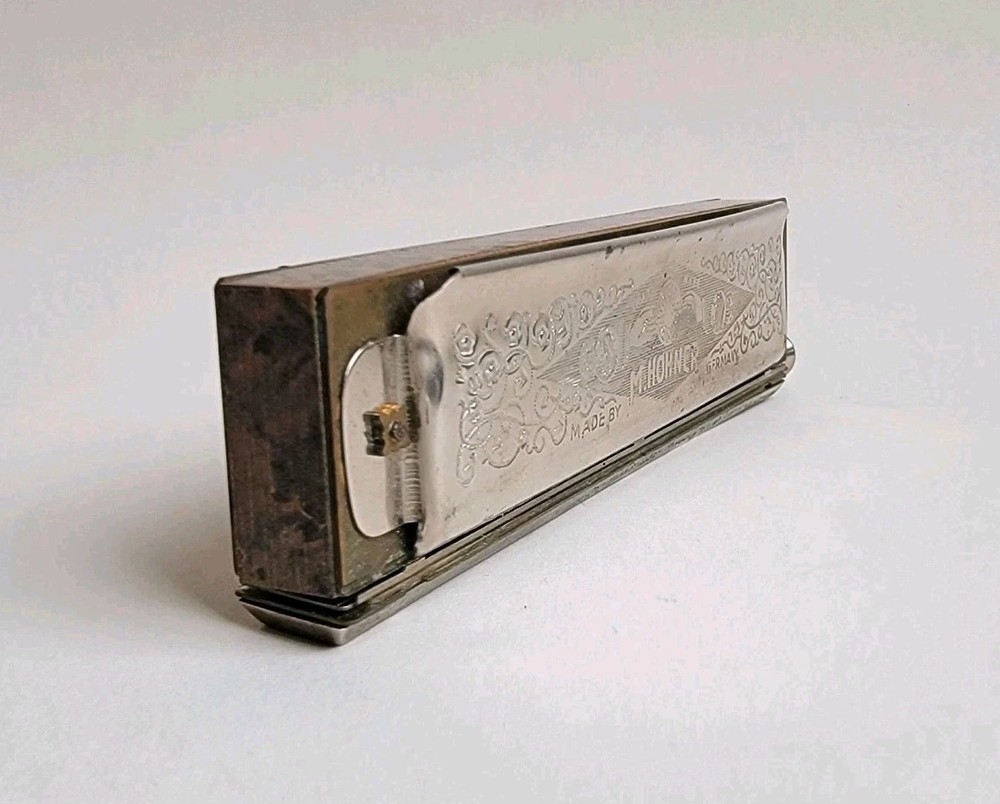 Hohner Super Chromonica Harmonica Key of G Working Slide Needs Work
