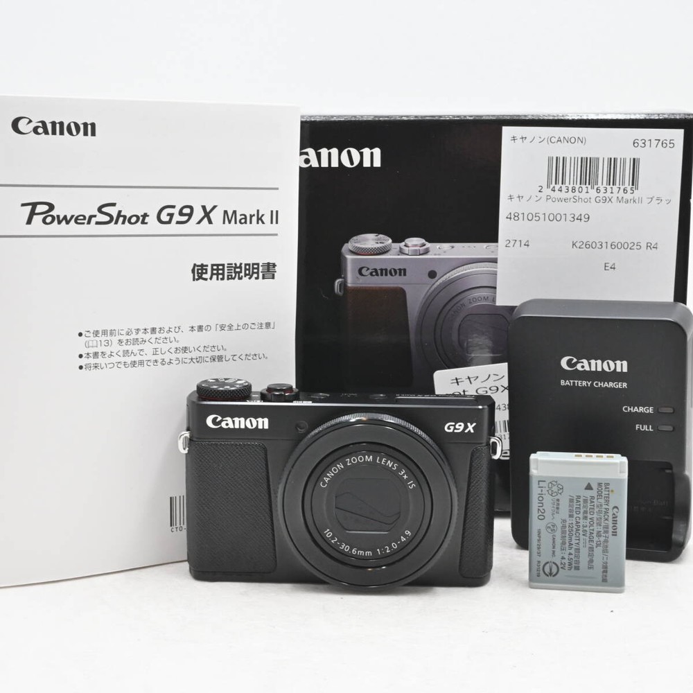 Canon PowerShot G9 X Mark II Black