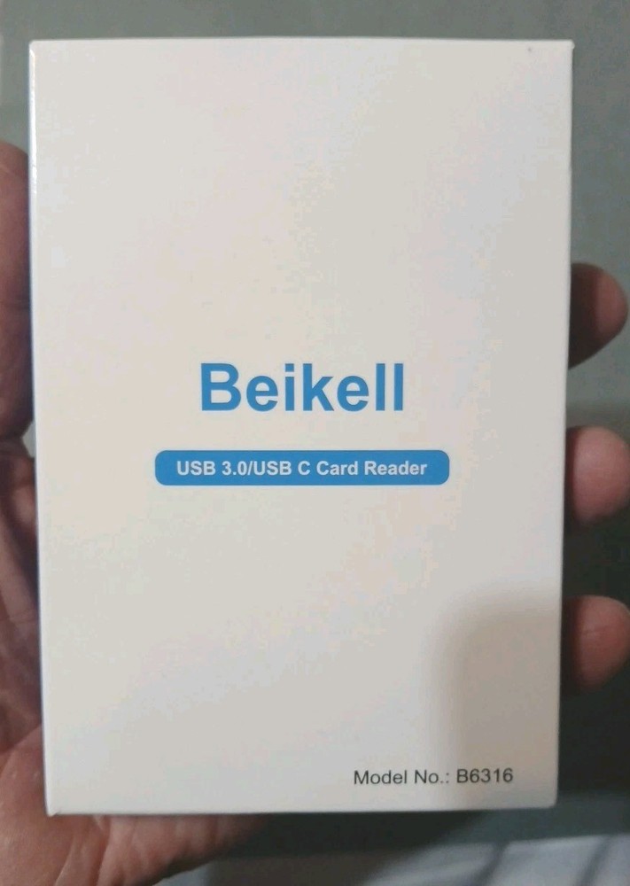 Beikell USB 3.0 & USB C Card Reader Model B6310