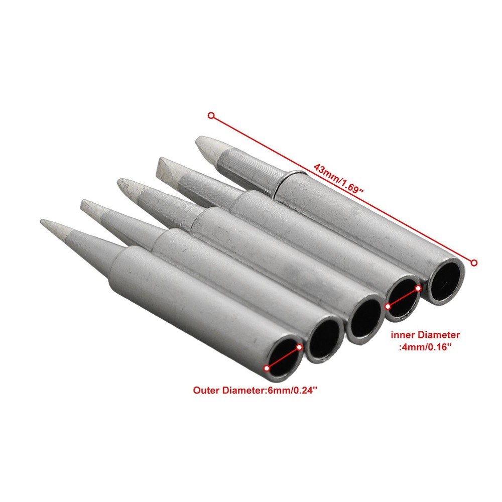 Efficient Heat Transfer with 900MT Replaceable Soldering Tips for 907 933