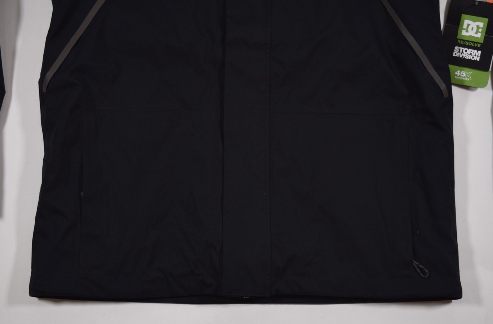 2026 NWT Mens DC Command 45K Technical Snow Jacket $300 M black shell