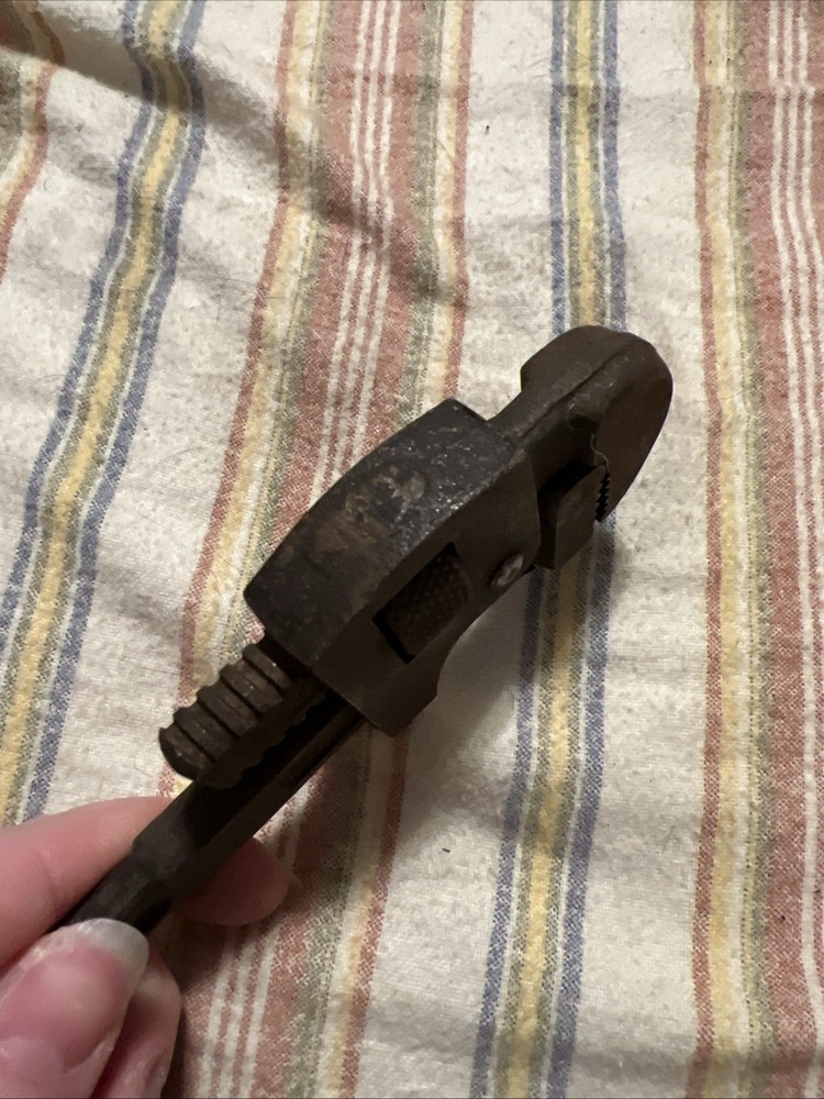 Vintage Worth 8 Inch Pipe Wrench Stillson Pattern Tool