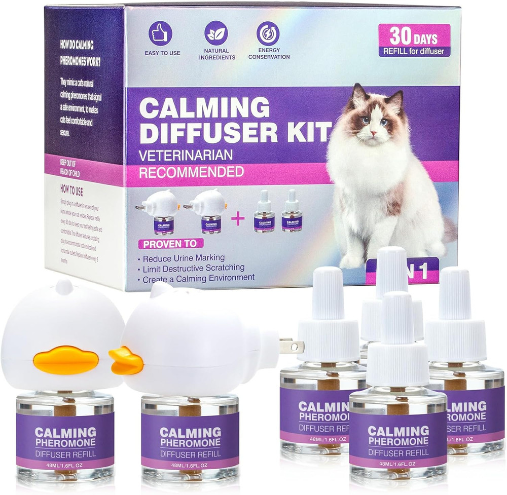 Cat Calming Pheromone Diffuser Effectively Relieve Anxiety Stress Cat Calming Di