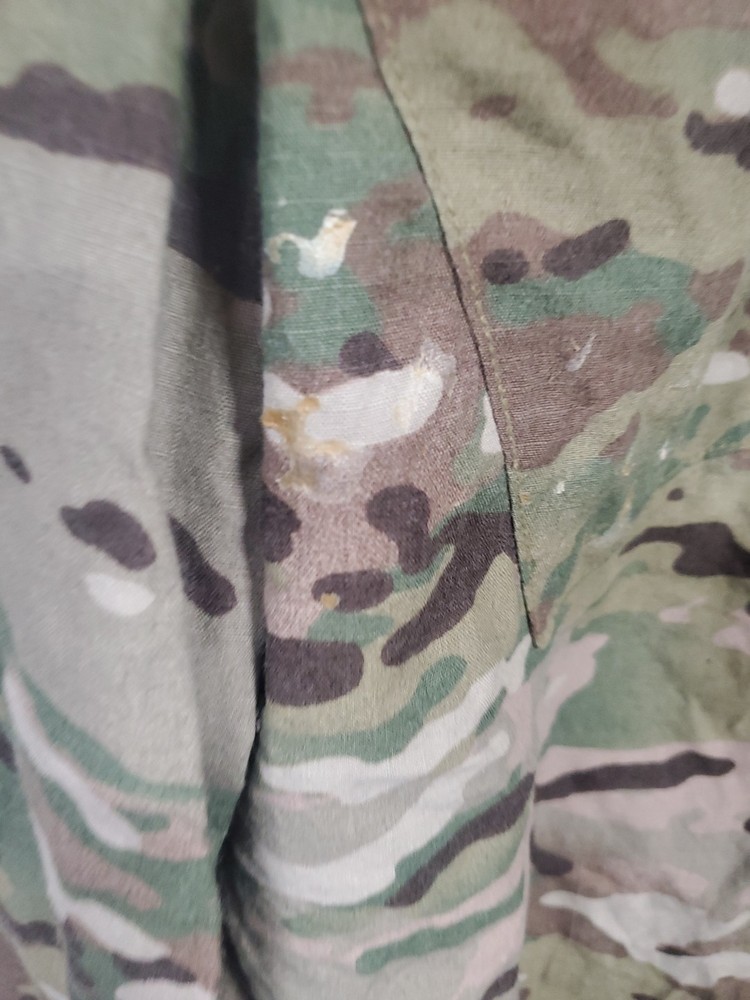 Large Long Need Clean US ARMY ISSUE MULTICAM - FLAME RESISTANT jacket top