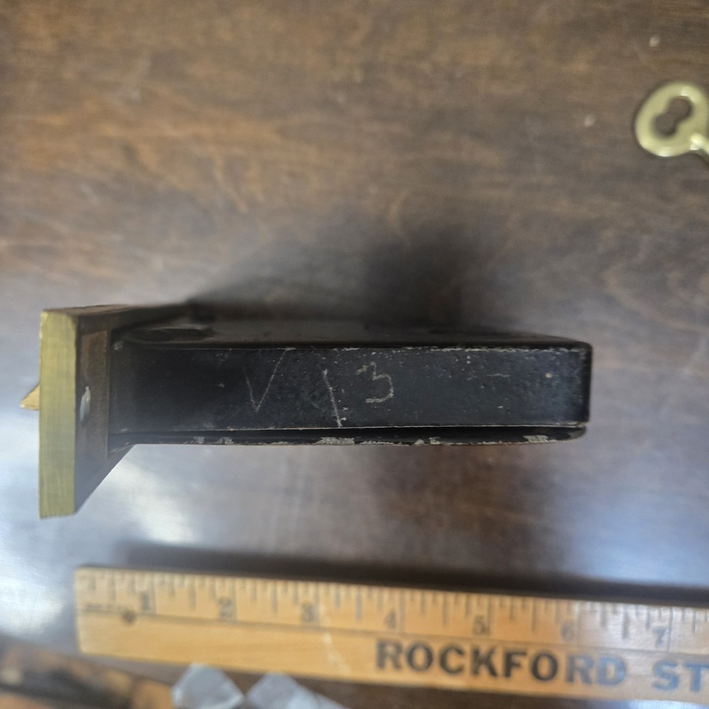 Antique Norwalk Large Mortise Lock with Key