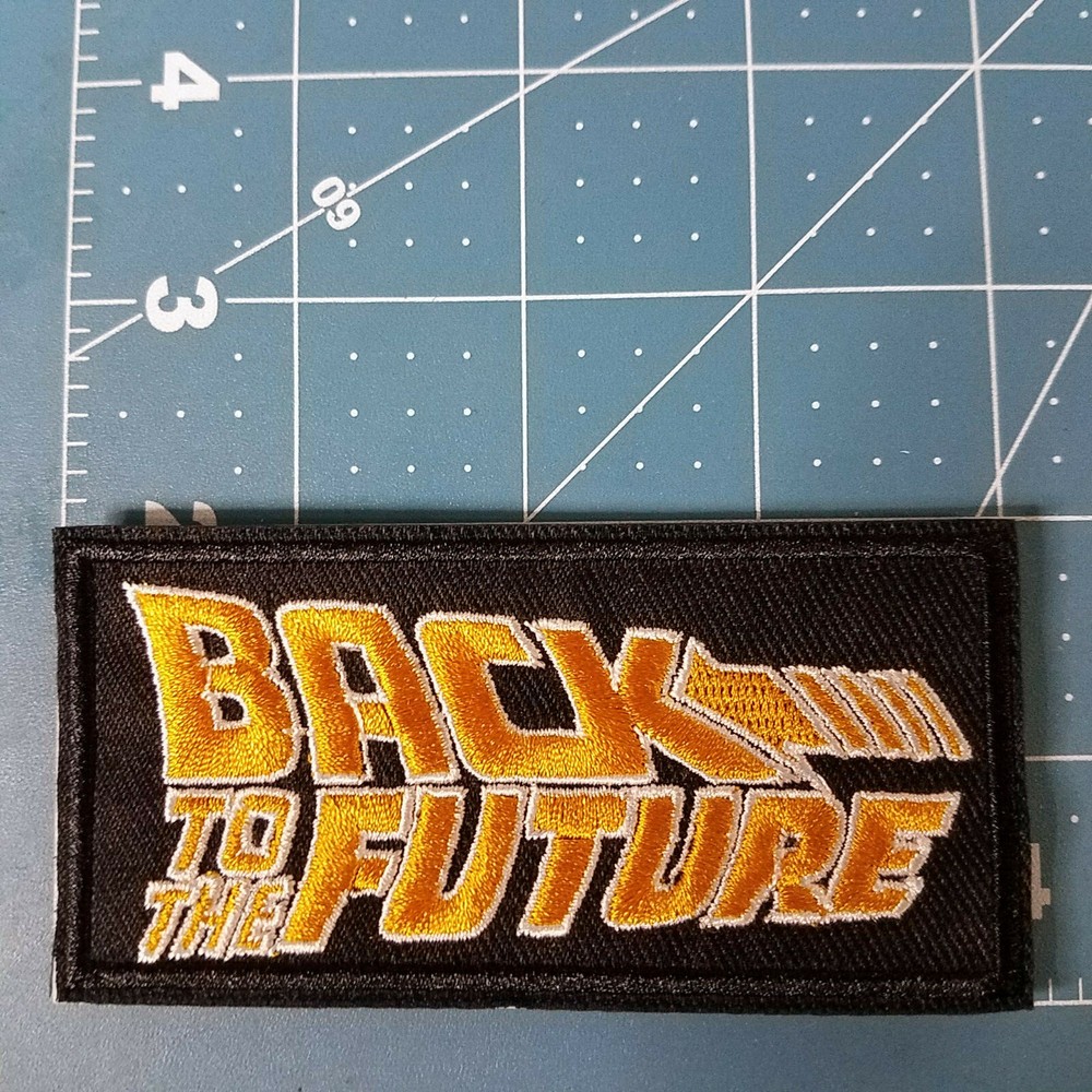Back To The Future Logo Patch 4 inch