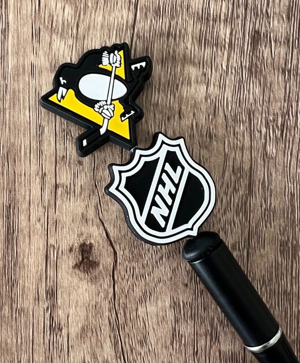 Handmade beaded pens. Hockey. Collect, gifts, gift basket filler, party