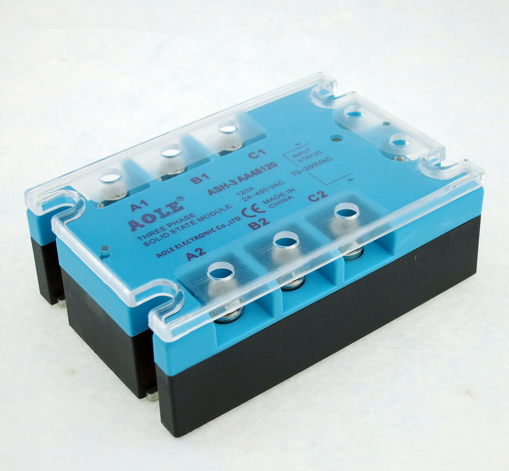 TSR-120AA-H three-phase solid state relay 120A AC control AC ASH-3 AA48120